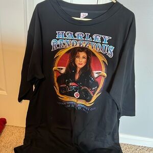 1993 Vintage Harley Davidson 3/4 sleeve Shirt Dress